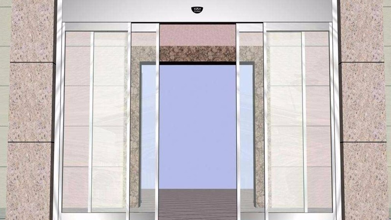 自動門升級，旋轉門升級