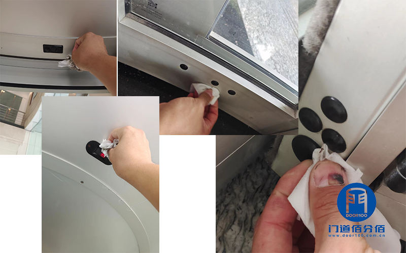 經典案例丨江蘇交通銀行保養自動旋轉門紀實 經典案例丨江蘇交通銀行保養自動旋轉門紀實