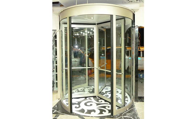 電動旋轉門和手推旋轉門區別介紹