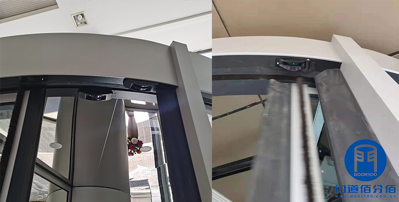 中國建材集團旗下大廈兩翼自動環柱旋轉門工程案例 中國建材集團旗下大廈兩翼自動環柱旋轉門工程案例