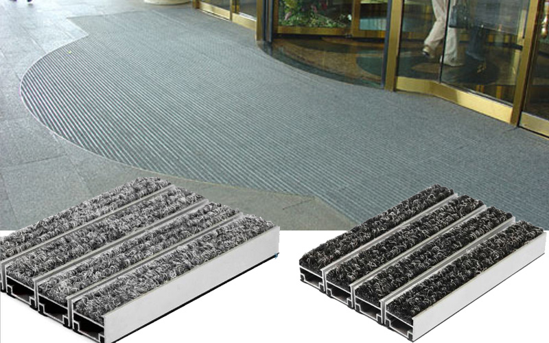 旋轉(zhuǎn)門(mén)鋁合金地墊鋪設(shè)、清潔和保養(yǎng)方法