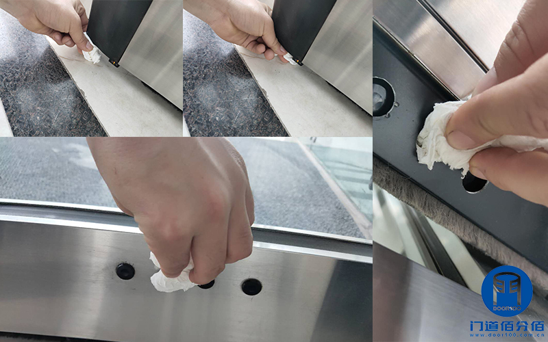 石油化工集團下屬大廈自動旋轉門清潔維護服務 石油化工集團下屬大廈自動旋轉門清潔維護服務